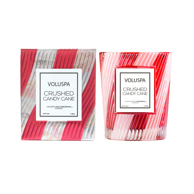 Voluspa Crushed Candy Cane Limited Edition Classic Candle