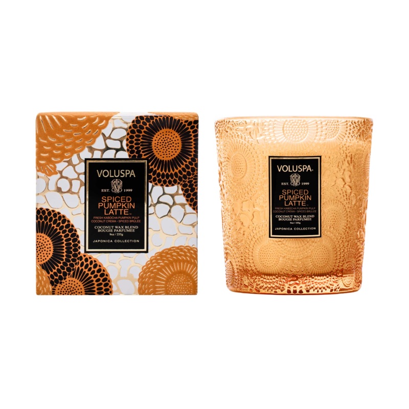 Voluspa Spiced Pumpkin Latte Classic Candle