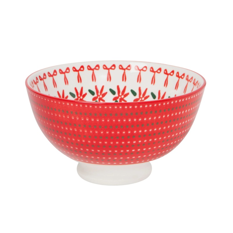 Wreaths Stamped Bowl, 4 Inch