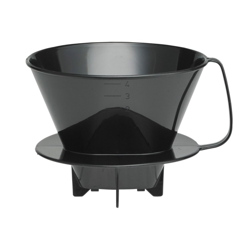 Fino Pour-Over Coffee Brewing Filter Cone, Number 4-Size