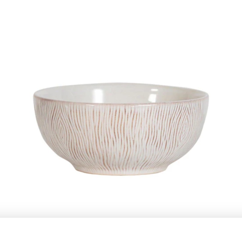 Juliska Blenheim Oak Cereal/Ice Cream Bowl - Whitewash