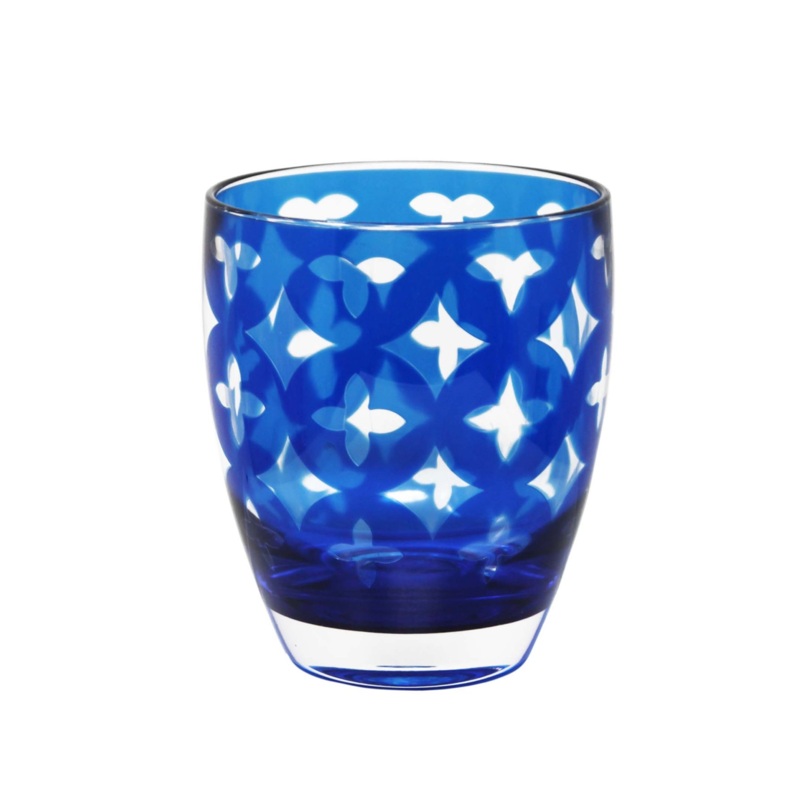 Le Cadeaux Palazzzio Small Tumbler, Blue, 12oz