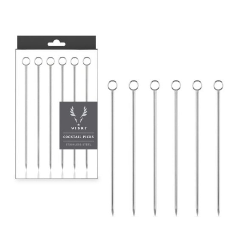 Stainless Steel Cocktail Picks by Viski