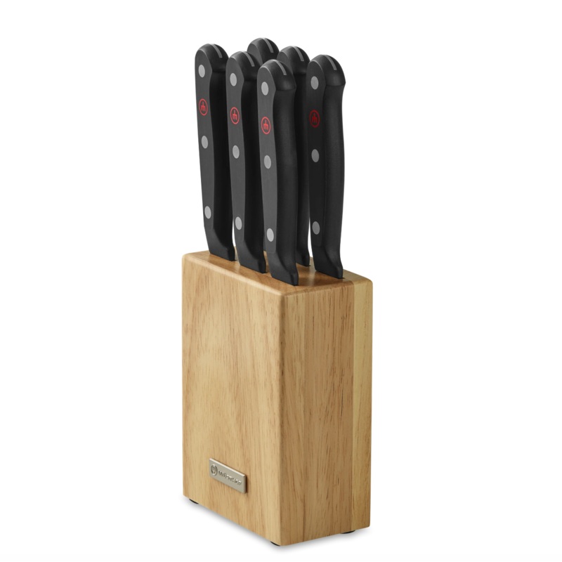 Wsthof Gourmet 7-Piece Steak Knife Block Set