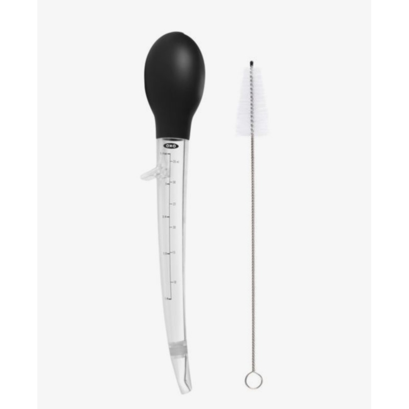 Angled Baster With Cleaning Brush