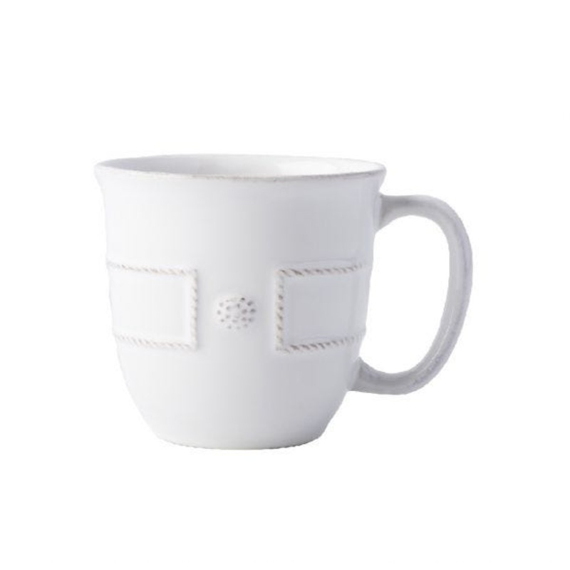 Berry & Thread French Panel Whitewash Coffee & Tea Cup