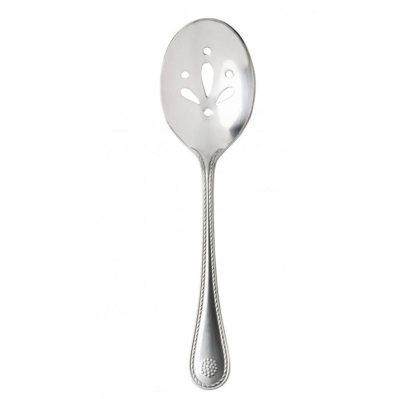 Juliska Berry & Thread Bright Satin Pierced Serving Spoon