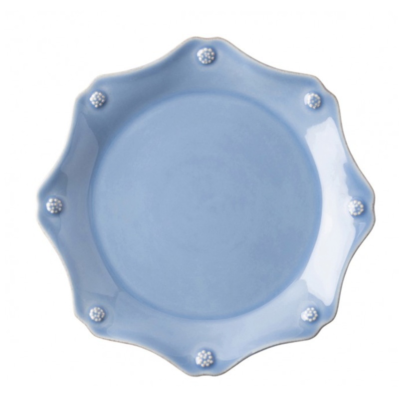 Juliska Berry & Thread Chambray Scalloped Dessert/Salad Plate