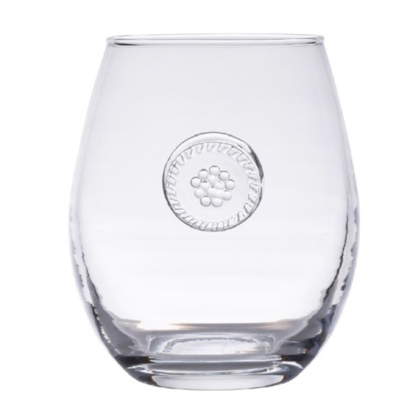 Juliska Berry & Thread Stemless White Wine Glass