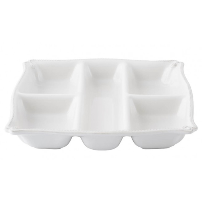Juliska Berry & Thread Whitewash Appetizer Platter