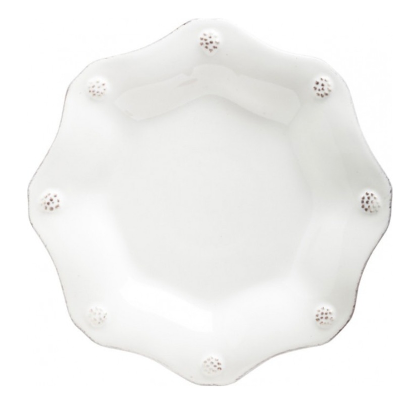 Juliska Berry & Thread Whitewash Scalloped Tea Plate