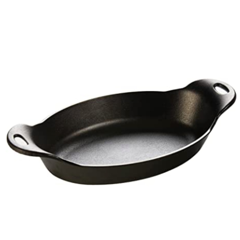 Lodge Heat-Treated 9 Ounce Oval Cast Iron Mini Server