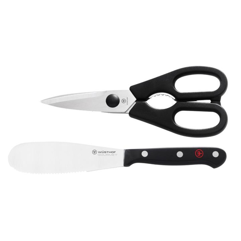 Wusthof Two Piece Spreader and Shears Utility Set