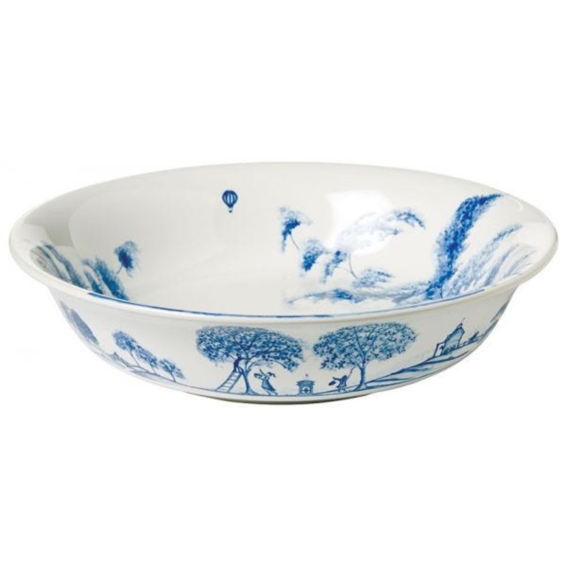 Country Estate Delft Blue 10" Serving Bowl Harvest