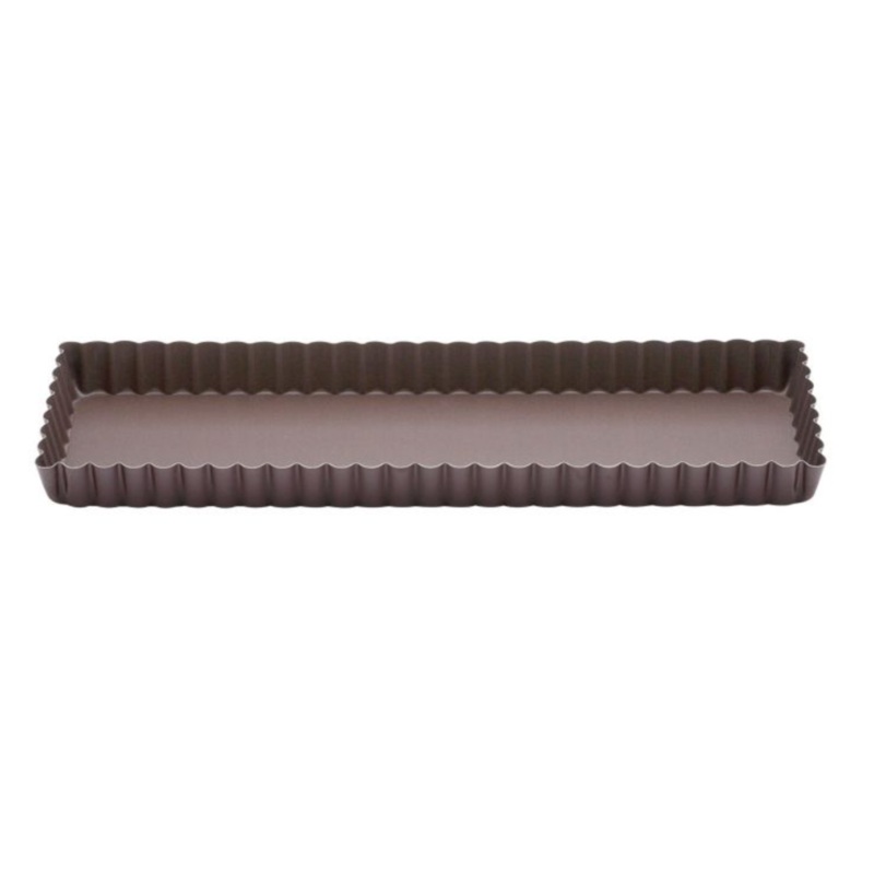 Gobel Non Stick Rectangular Quiche Pan with Removable Bottom