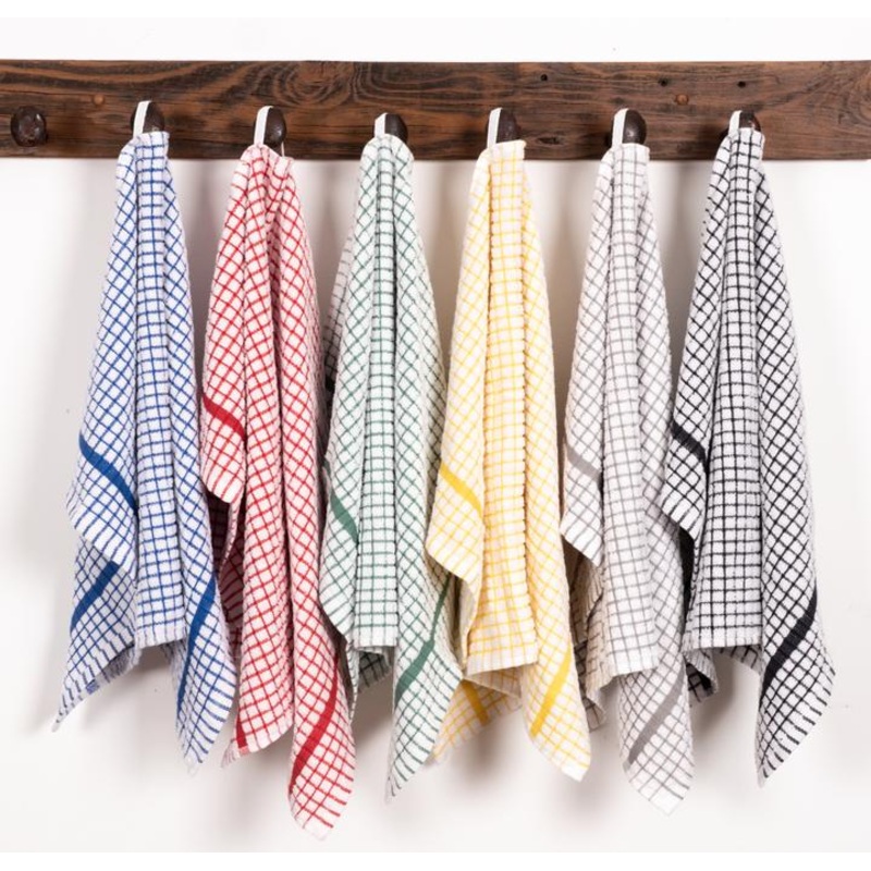 Grid Terry Kitchen Towels
