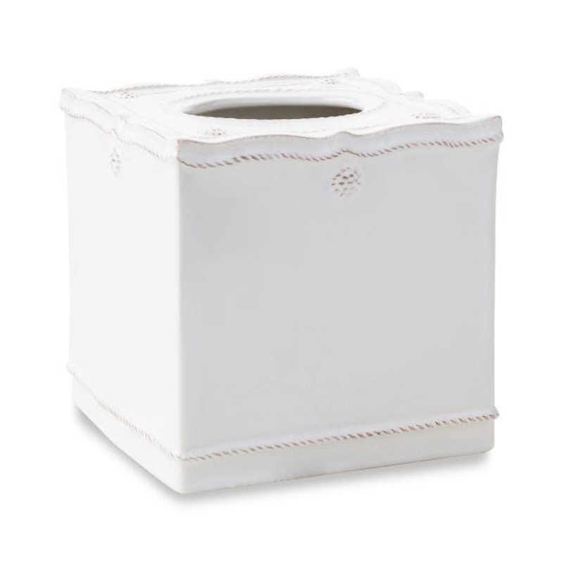 Juliska Berry & Thread Whitewash Tissue Box Cover