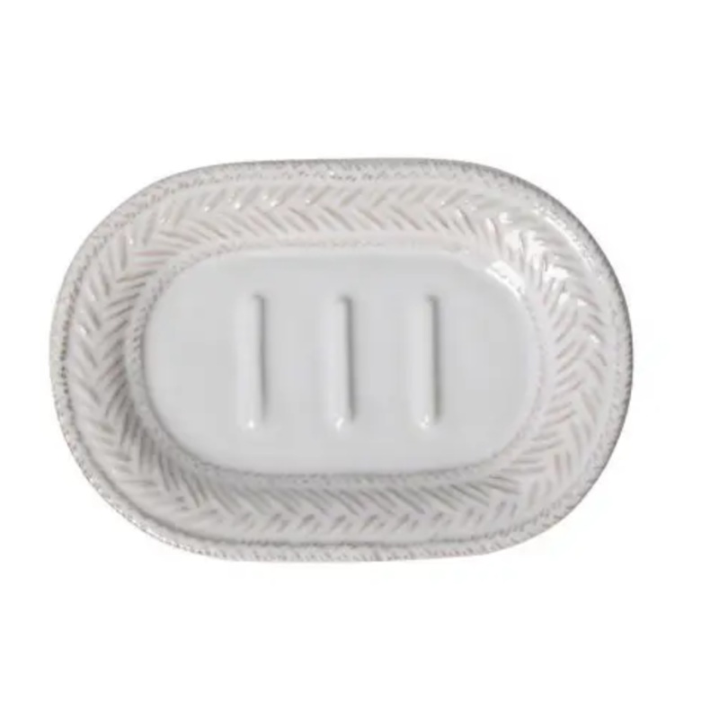 Juliska Le Panier Soap Dish - Whitewash