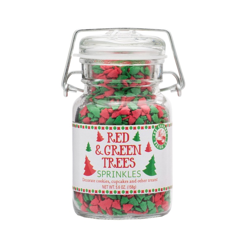 Red & Green Christmas Tree Sprinkles