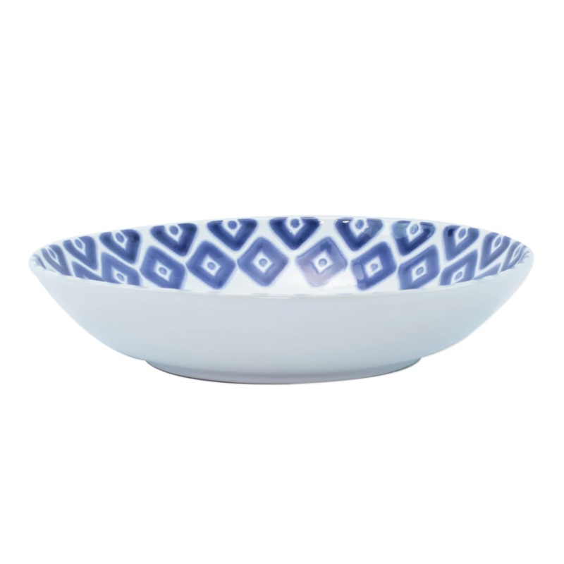 VIVA BY VIETRI SANTORINI DIAMOND MEDIUM SERVING BOWL
