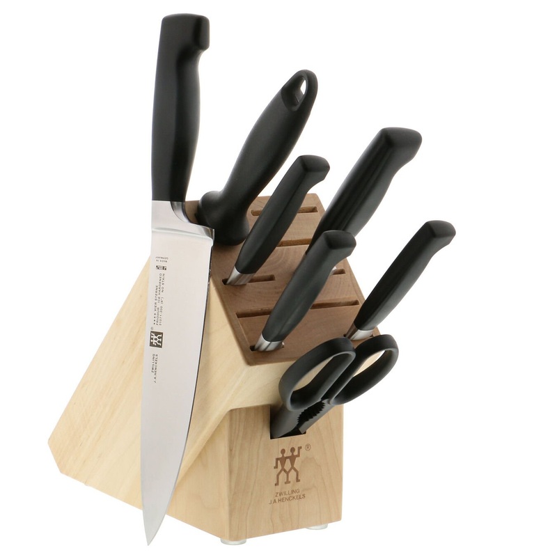 ZWILLING FOUR STAR 8-PC, KNIFE BLOCK SET