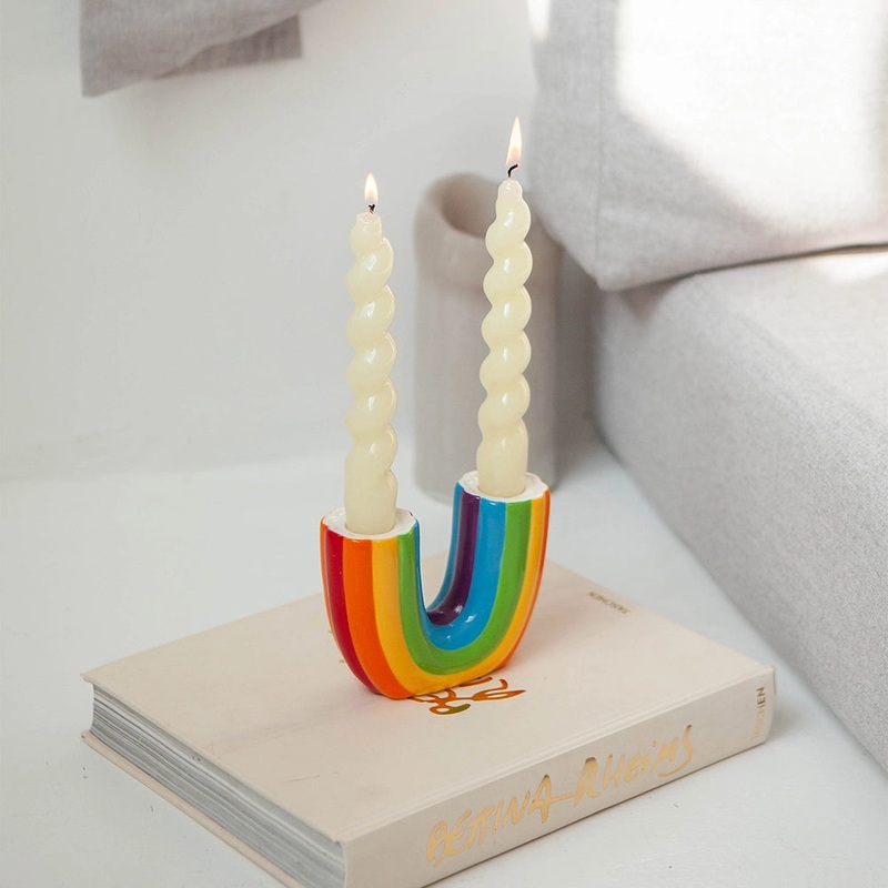 RainbowCandleHolder