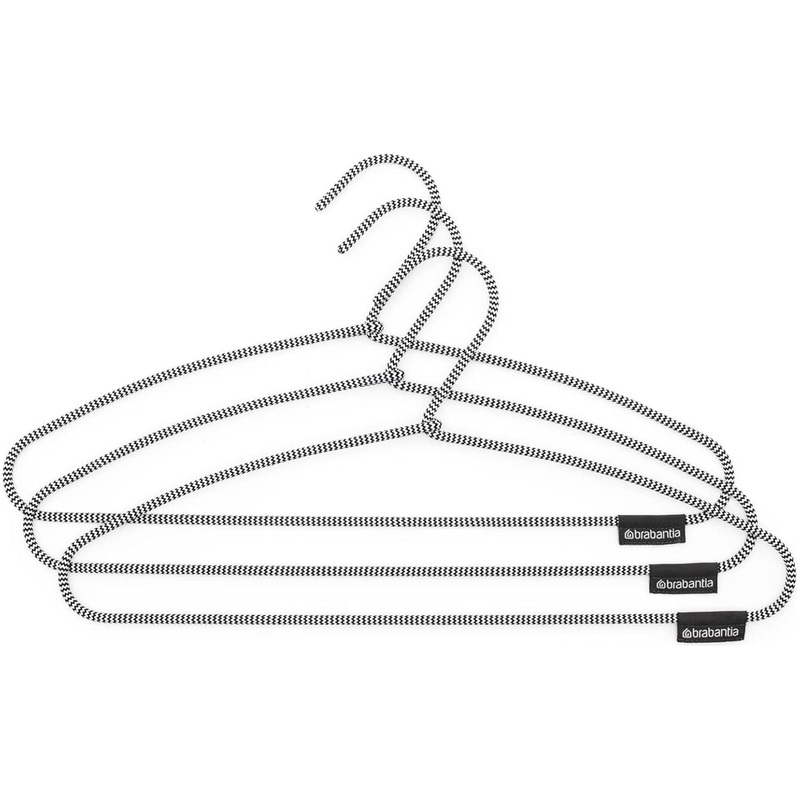 Soft-TouchClothesHangers(Black/White)Set3
