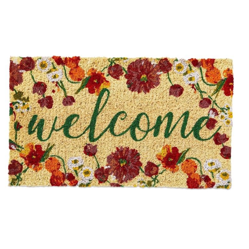 BloomingWelcomeCoirMat