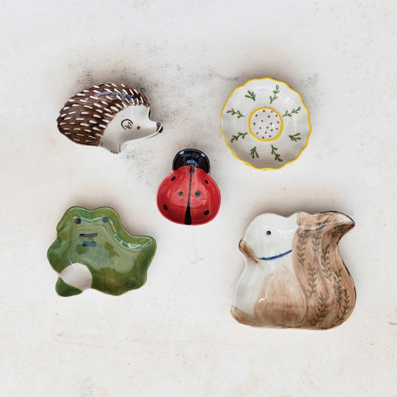 Hand-PaintedStonewareWoodlandCreatures
