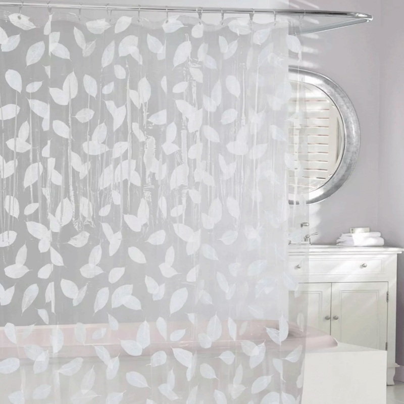 HarvestLeafPEVAShowerCurtain
