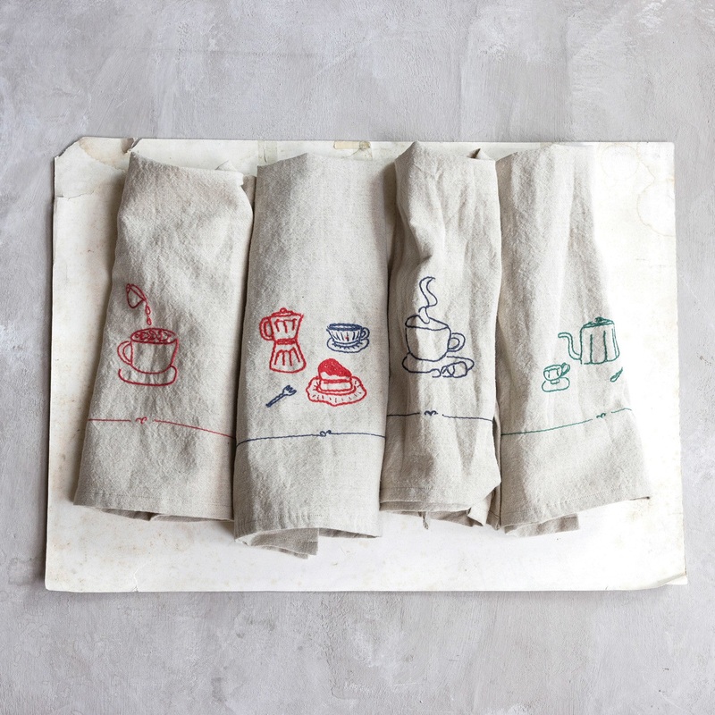 WovenLinen&CottonBlendTeaTowel