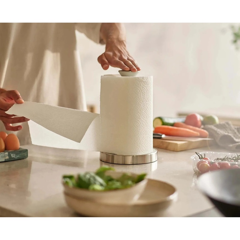 Push&TearStoneKitchenRollHolder