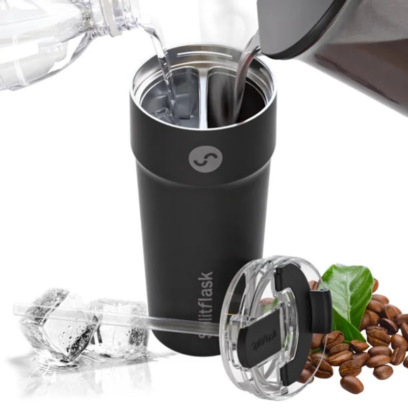 Splitflask2-in-1Hot&ColdInsulatedTumbler30oz