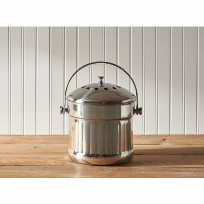 StainlessSteelCompostPail,1.5Gal/XL