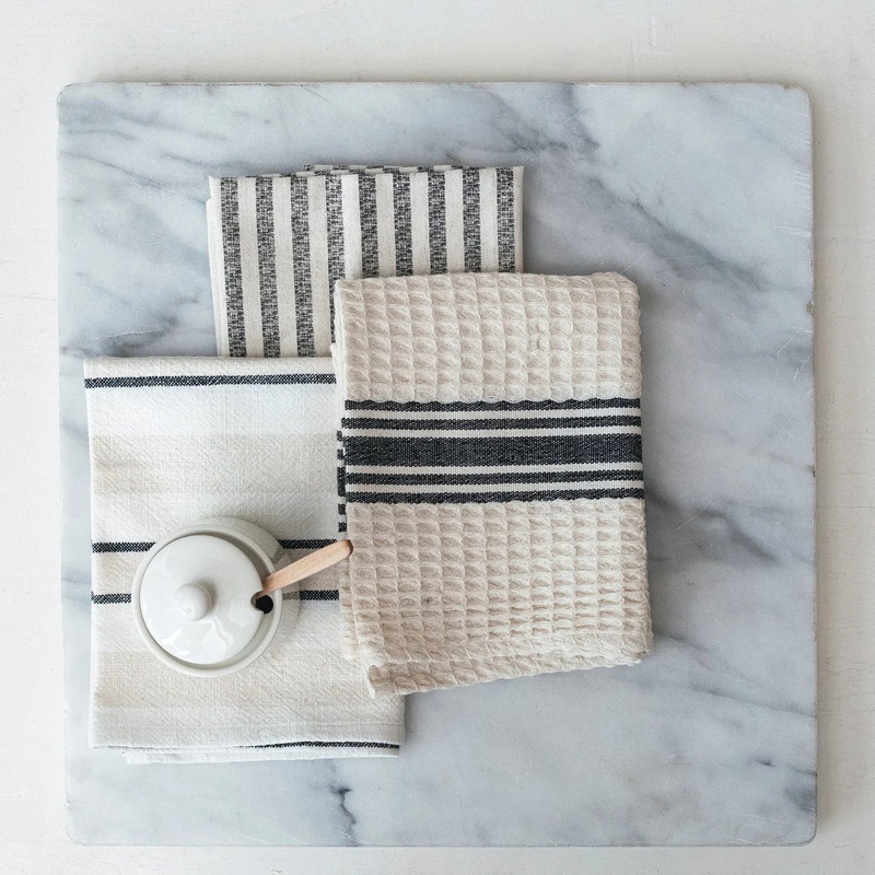 WovenCottonSlub/WaffleWeave/PrintedTeaTowelw/Stripes