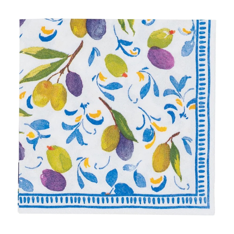 MediterraneanBlueNapkins&Plates