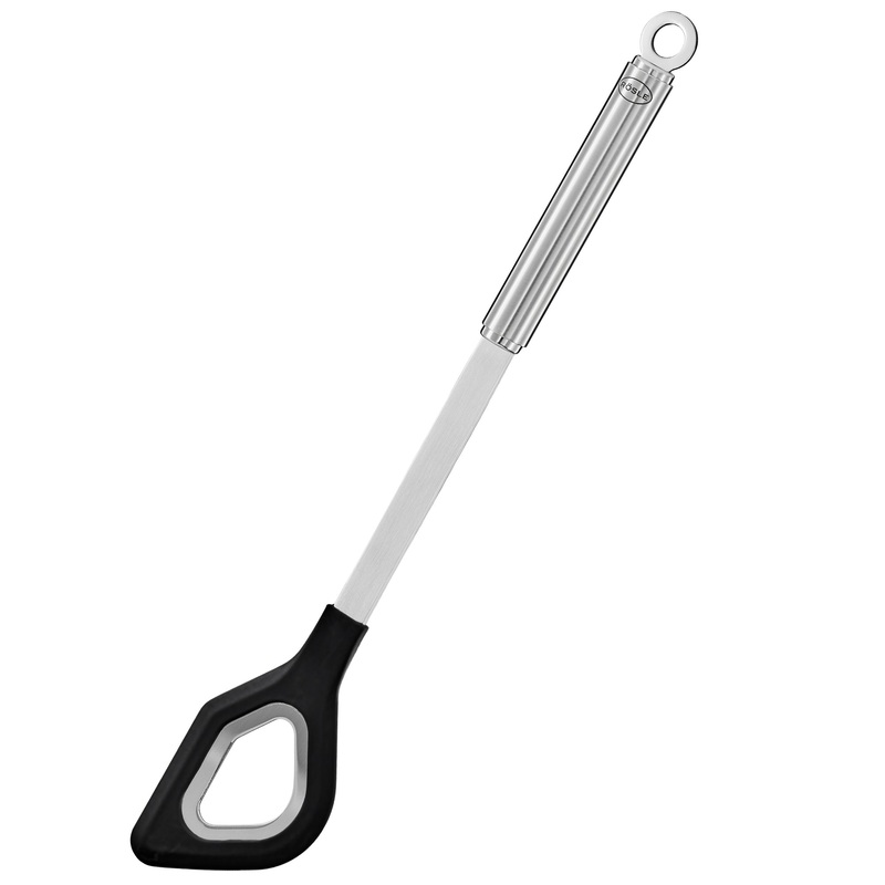 RosleRound-HandledCookingSpoonw/HoleSilicone