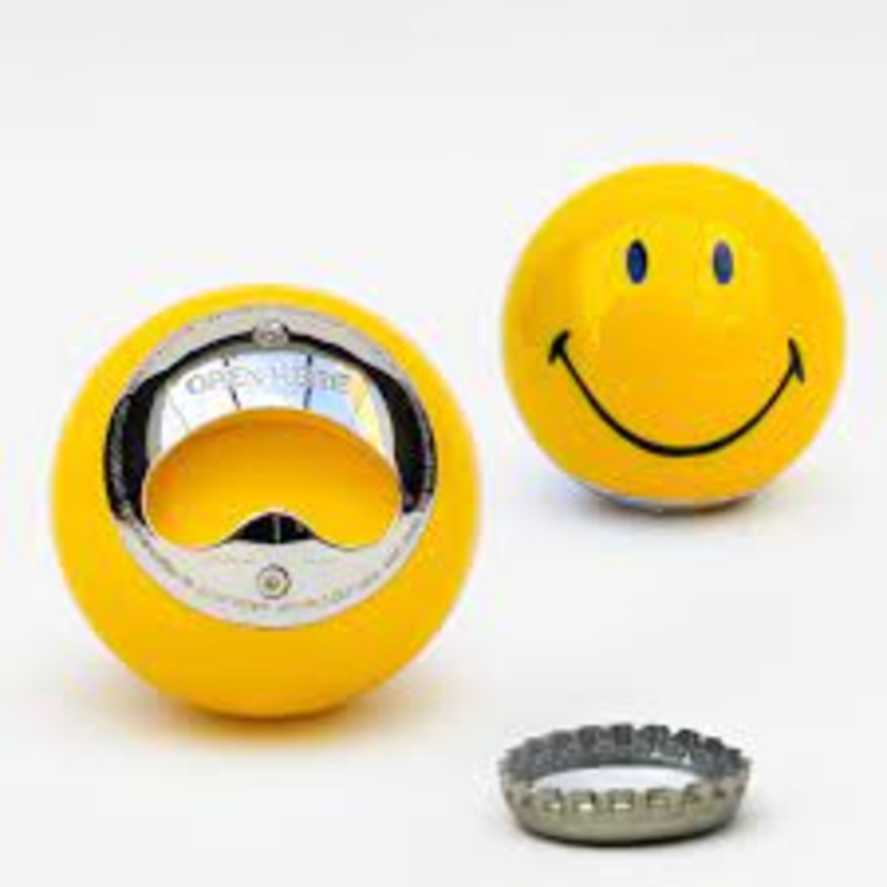 SmileyPoolBallBottleOpener