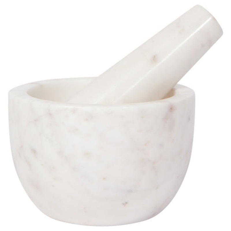 WhiteMarbleMortarandPestle