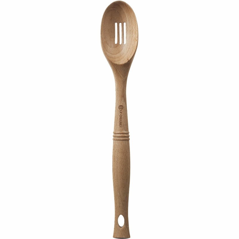 LeCreusetRevolutionWoodenSlottedSpoon