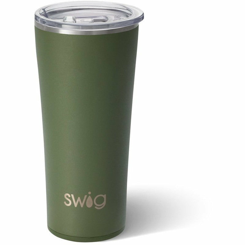 MatteOliveSwigTumbler22OZ