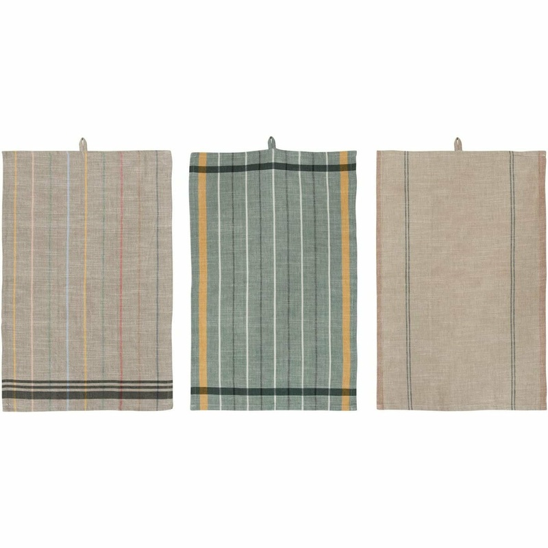 Wovenw/StripesTeaTowel