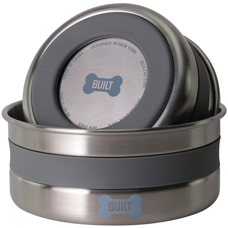 BuiltStainlessSteelDogBowl64oz