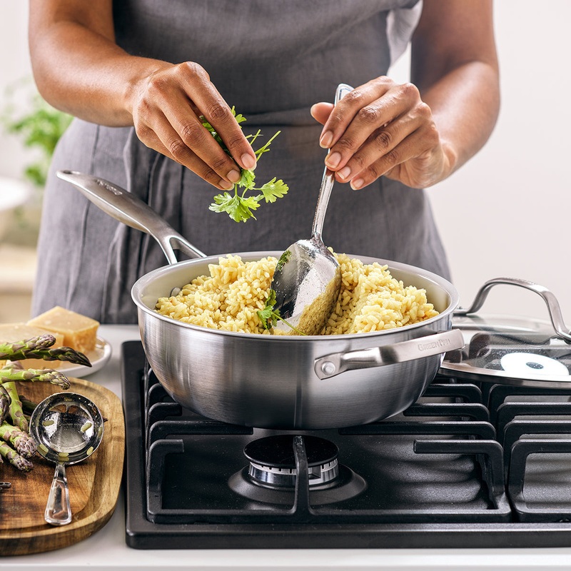 GreenpanVeniceProChefNonStickSautePanw/Lid3.5Qt.