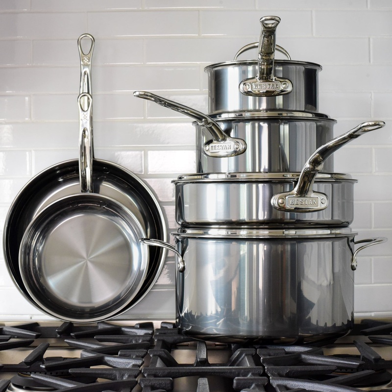 HestanNanoBond10-PieceTitaniumUltimateCookwareSet