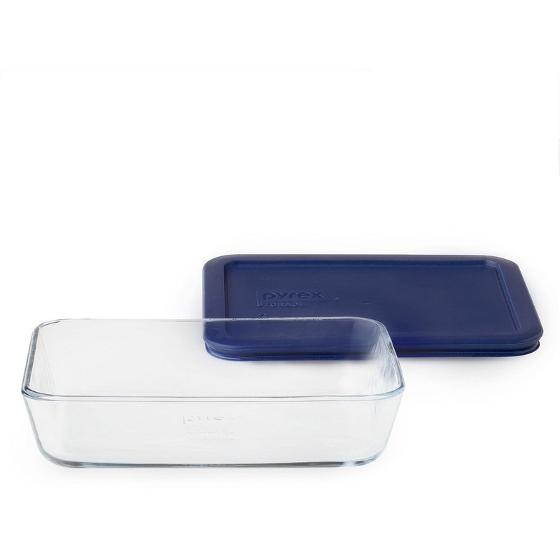 PyrexRectangularGlassContainerw/Lid3C