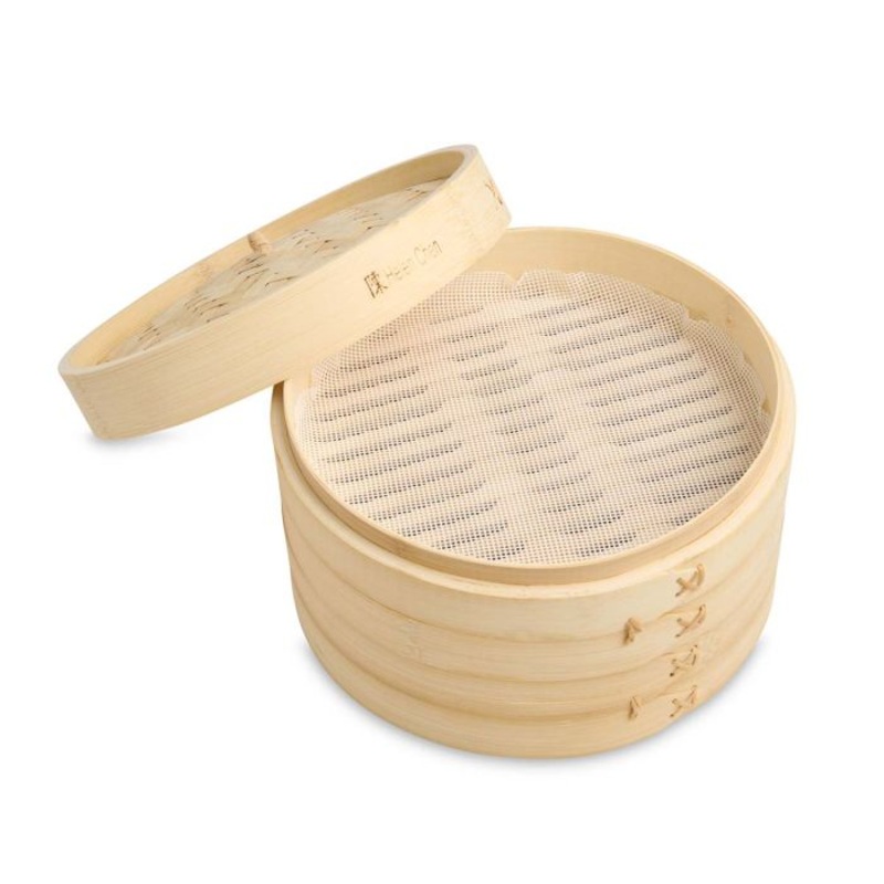 HelensAsianKitchenSiliconeSteamerLiners10"S/4