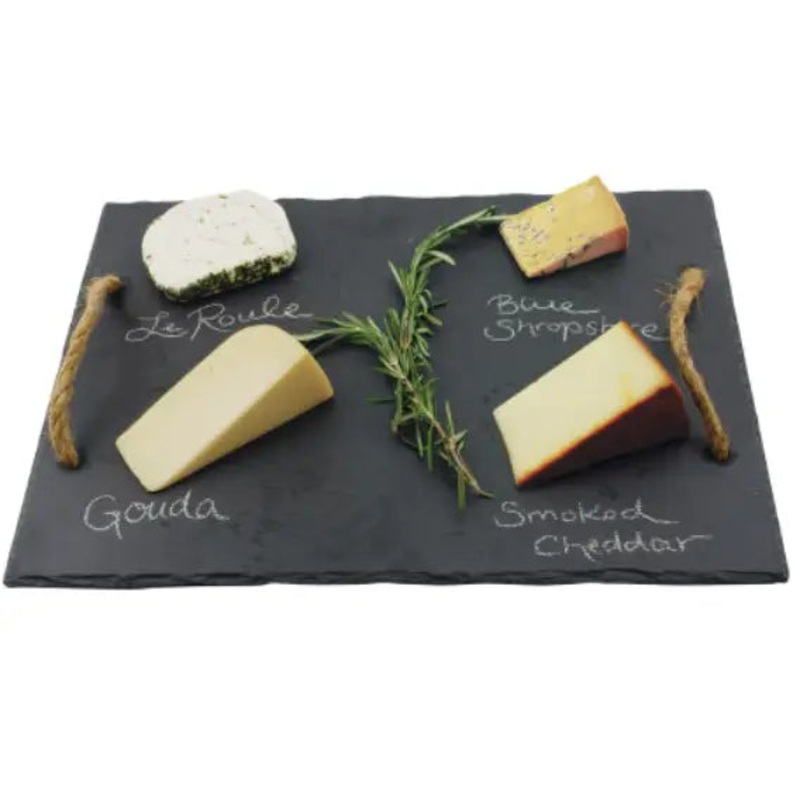 SlateCheeseBoardw/NaturalEdges-IncludesChalk
