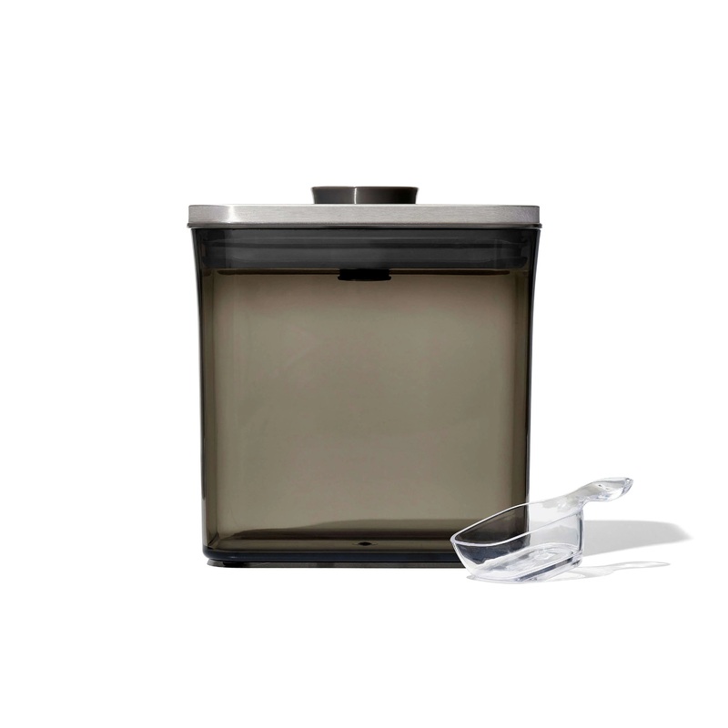 SteelCoffeePOPContainer(1.7Qt)w/Scoop