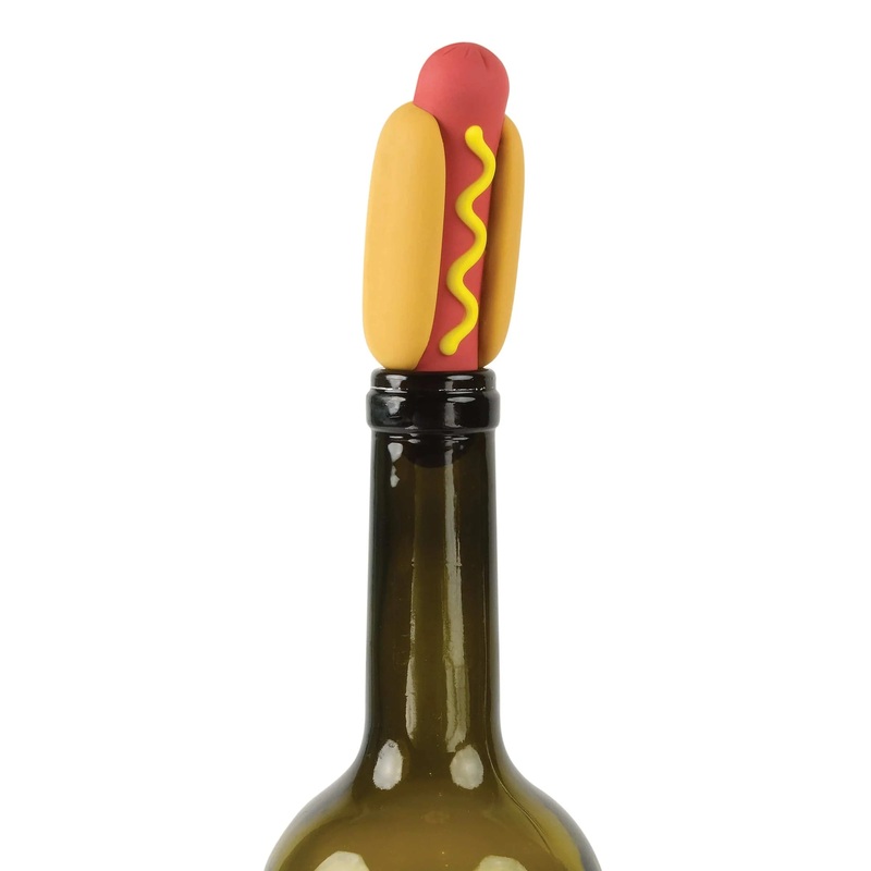 WineWeiner,HotDogBottleStopper